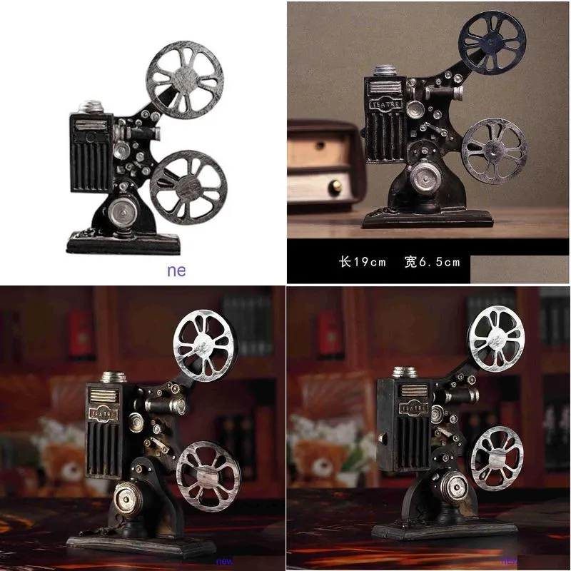 factory outlet nostalgic film projector model props creative cinema shooting ornaments resin crafts