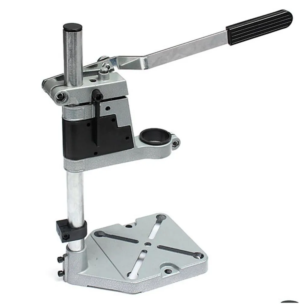 dremel electric drill stand power rotary tools accessories bench drill press stand diy tool double clamp base frame holder