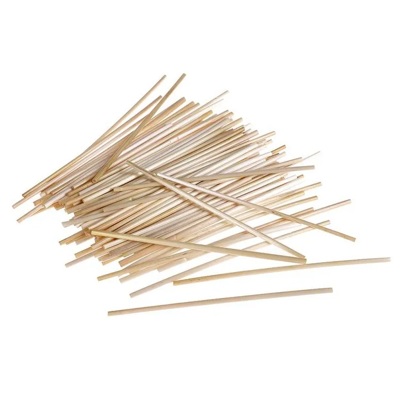 drinking straws 100pcs natural wheat straw biodegradable environmentally friendly portable bar kitchen accessories1