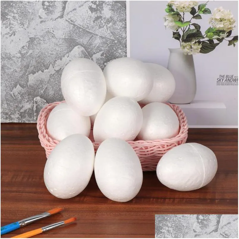 party decoration 50pcs 6cm durafoam eggs styrofoam diy easter egg crafts foam