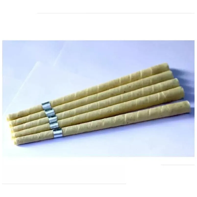ear care pure beewax ear candle unbleached organic muslin fabric with protective disc ce quality approval