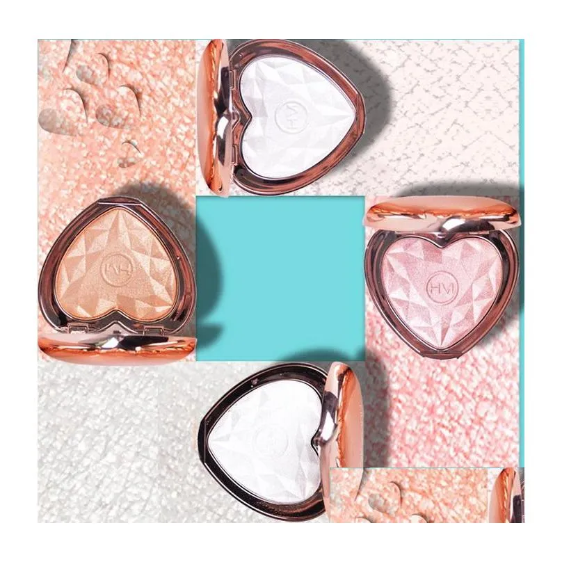 love highlight face powder diamond shimmer highlighter longlasting brighten powder