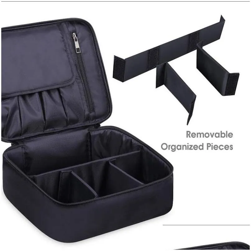 travel makeup bag cosmetic storage bag storage box make up case organizer brush holder wash waterproof portable large simple