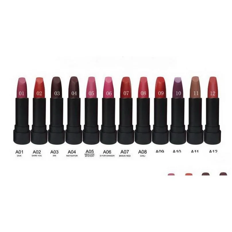 rouge a levres liptensity lipstick matte lip stick easy to wear longlasting coloris make up multicolor lipsticks