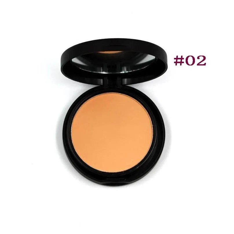 makeup press powders poudre with puff and mirror whitening firm brighten concealer natural maquillaje de cara face powder