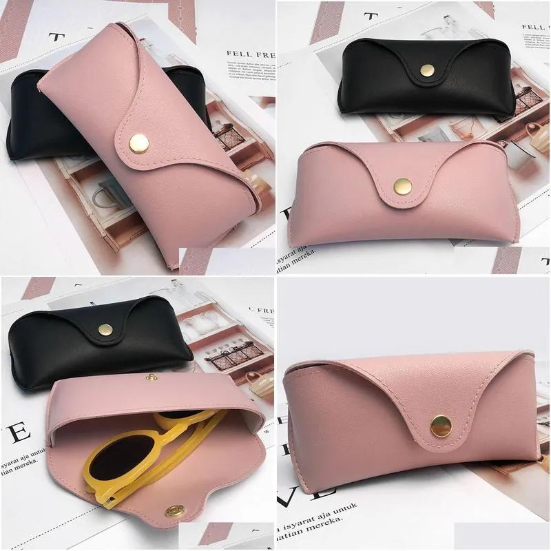 sunglasses cases pu leather glasses case sunglasses glasses case students soft durable high quality portable eyeglasses glasses case