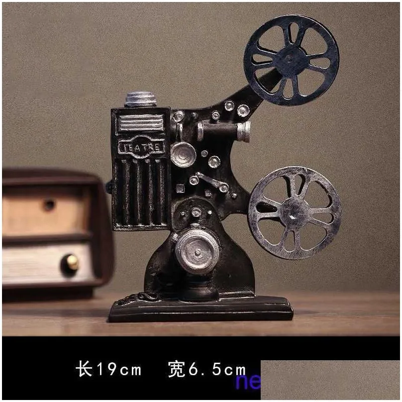 factory outlet nostalgic film projector model props creative cinema shooting ornaments resin crafts