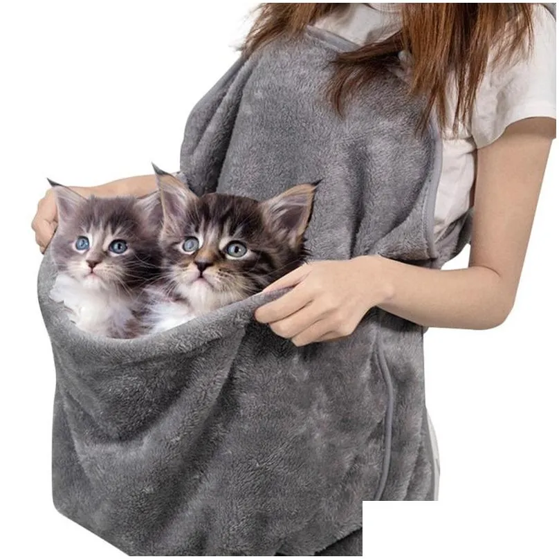 cat sleeping bag apron cat bag super warm soft cats pet supplies multiple function lovely