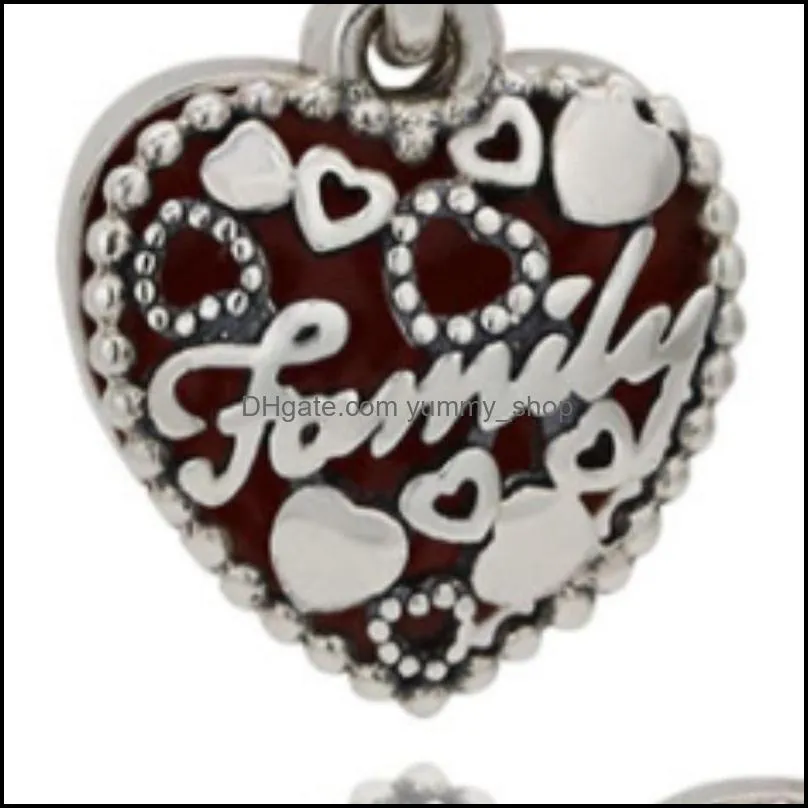 family 925 sterling silver beads charms silver 925 original for bracelet silver 925 original beads jewelry making 1228 t2