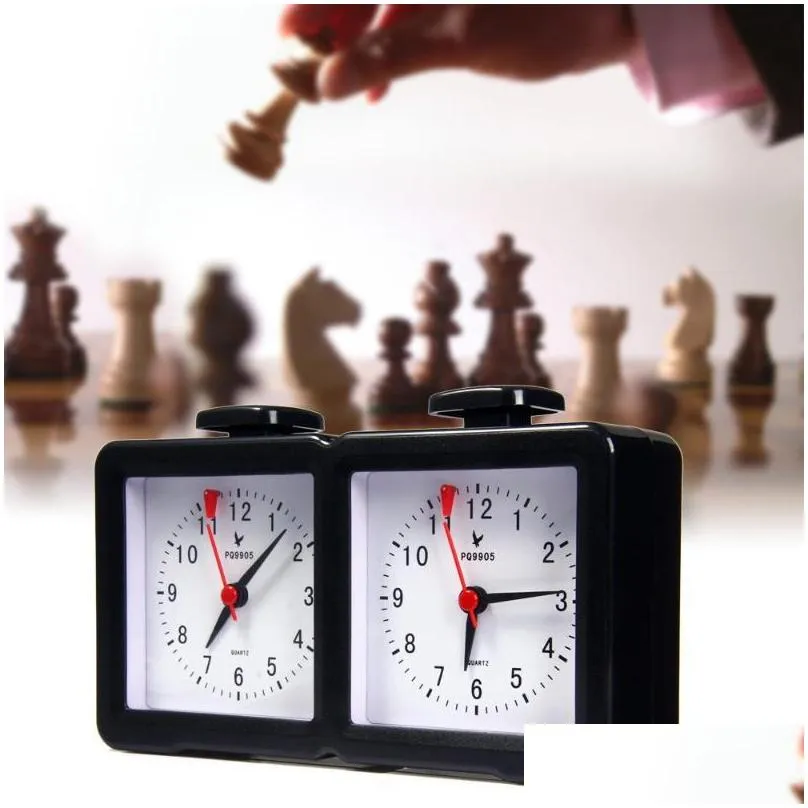 leap pq9905 quarz analog chess clock igo count up down timer for game competition