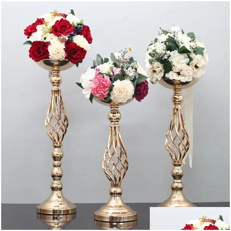 s/m/l retro metal candle holders crafts candlestick wedding arrangement home decoration ornament