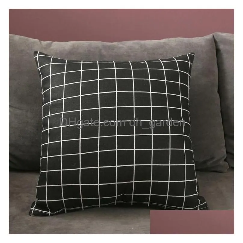 home textiles bedding linen supplies lattice pillow case northern europ cushion cover animal home pillow 14 style t2i52263