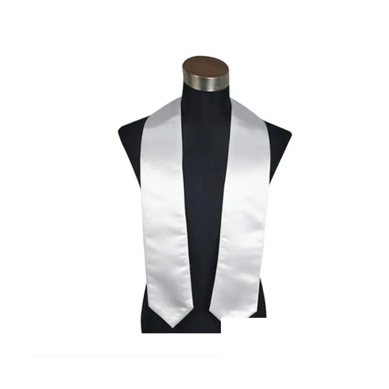 sublimation blank graduation tie stoles home textile grad senior student vneck logo printing for students