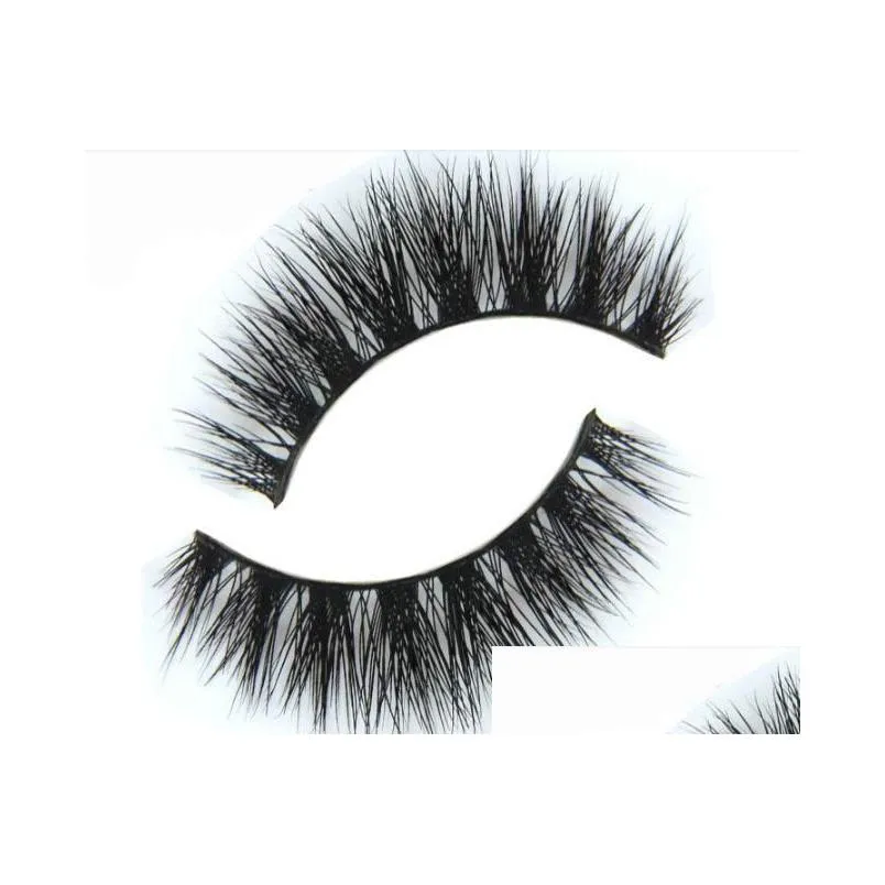 new beauty tools 1 lot 100 real mink natural thick false eyelashes eye lashes makeup extension