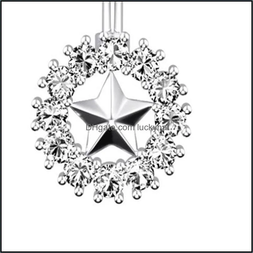 piercing star diamond navel bell button ringsnail allergy stainless steel body jewelry for women 80 e3
