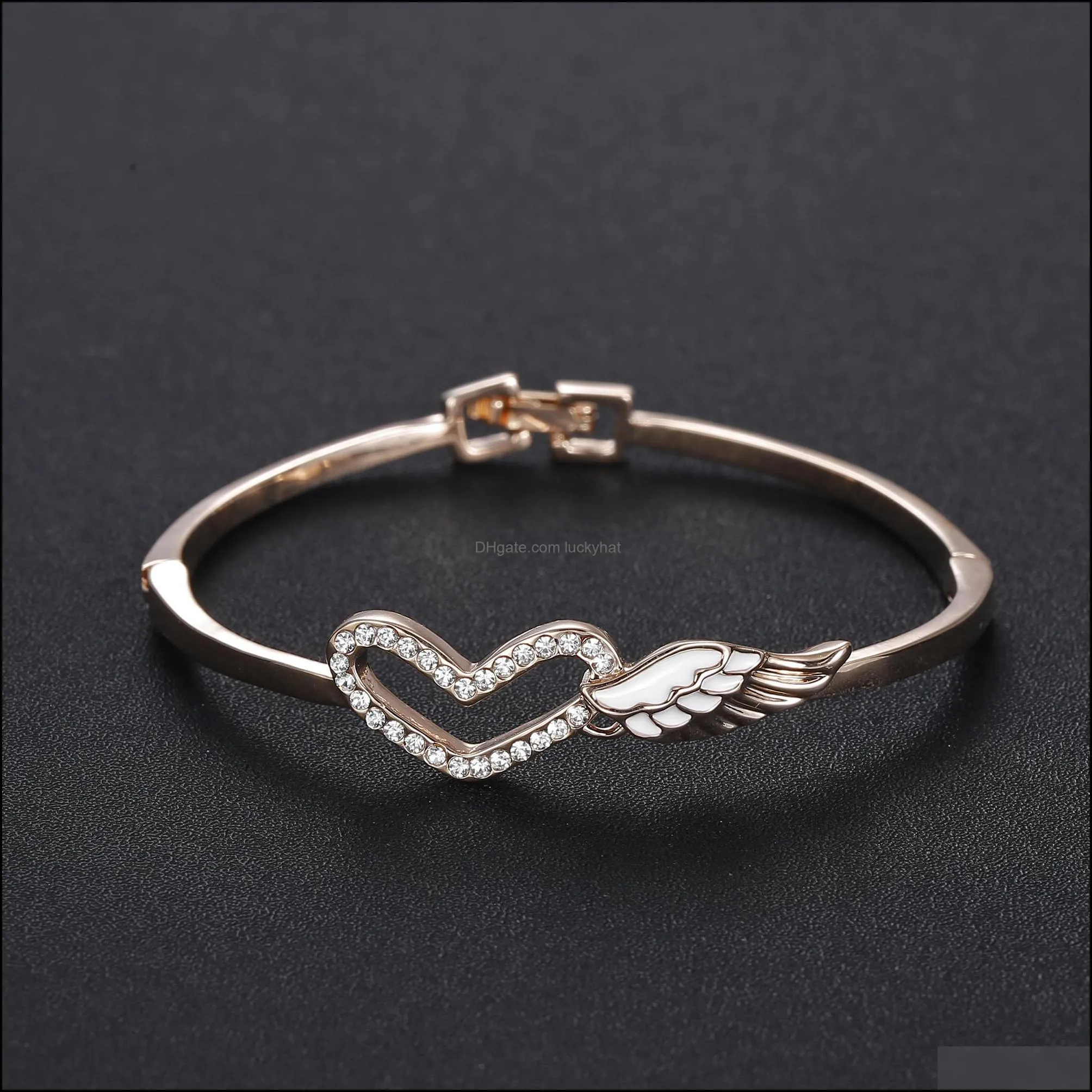 2018 new fashion 10pc/set heart bracelet for women girls dream bracelet wing bracelet handmade jewelry