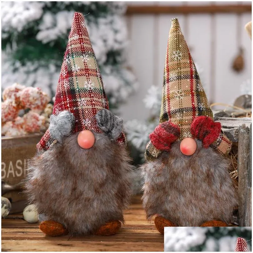 handmade swedish stuffed toy santa doll gnome scandinavian tomte nordic nisse sockerbit dwarf elf home ornaments christmas santa