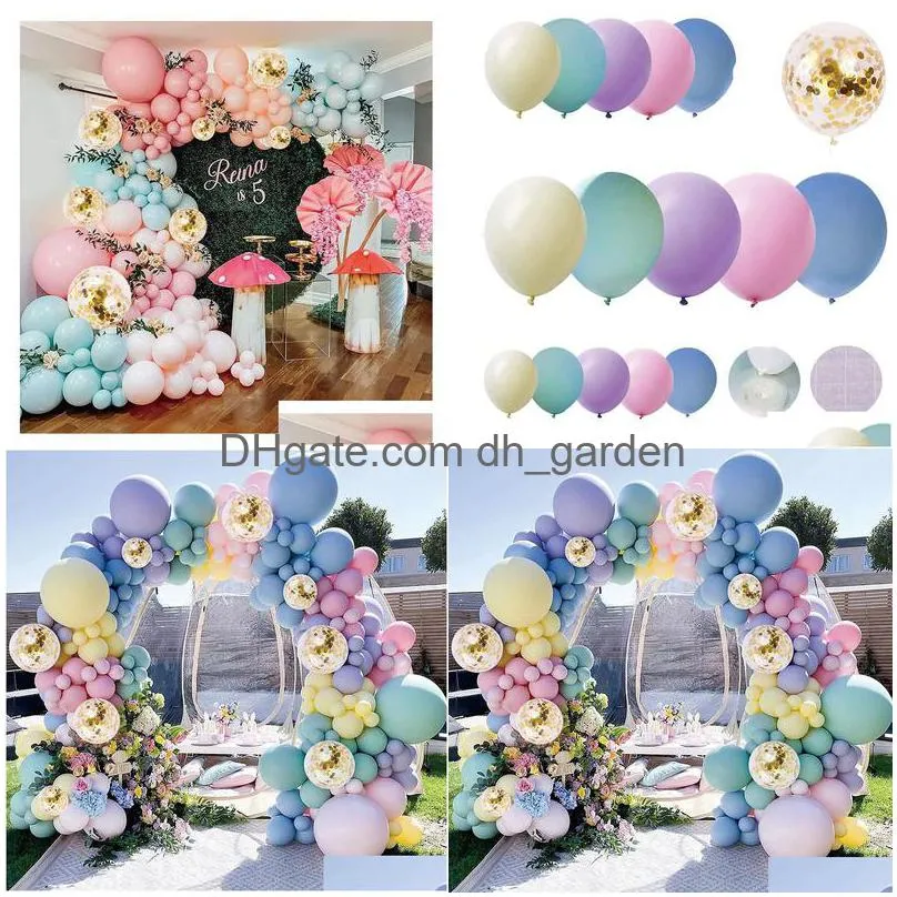 christmas party supplies macaron balloon set wedding room layout birthday party decorations latex