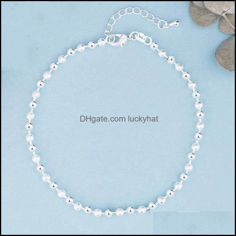 anklets bracelet jewelry summer fashion chain for women beach party beads bracelet girl gifts drop delivery 74 d3