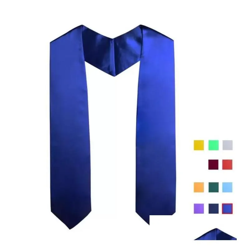 sublimation blank graduation tie stoles home textile grad senior student vneck logo printing for students