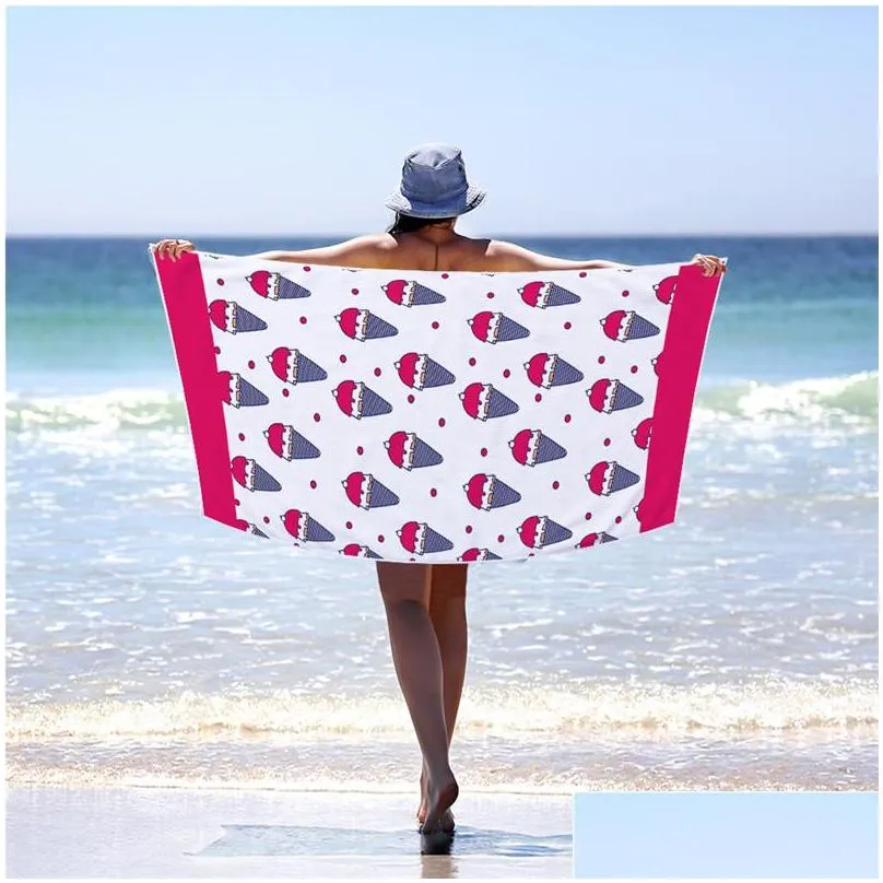 retangel beach towel colorful towel microfiber blanket swimming towels printed adult bath towel leaf pattern sport bath towels
