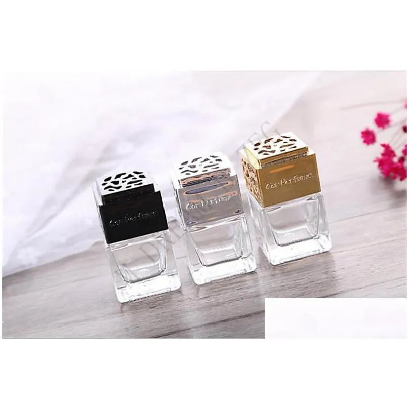 car perfume empty bottle with clip colorful car perfume bottle for air outlet of automobile air conditioner cars air freshener hanging