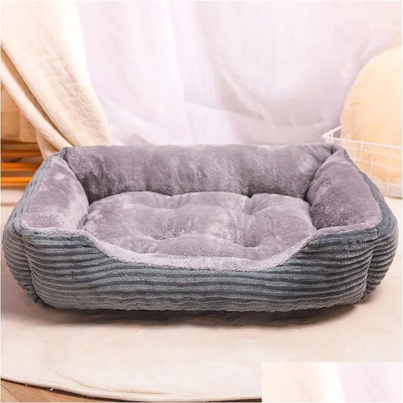 drop transport multicolor pet big dog bed warm dog house soft nest basket waterproof kennel cat puppy large kennel1