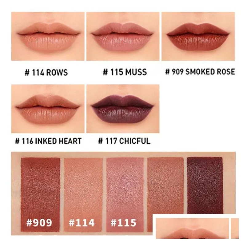 dropshippinghot eunhye house silky matte lipstick 3ce stylenanda lip color lipgloss long lasting waterproof baton mate nude lips tick