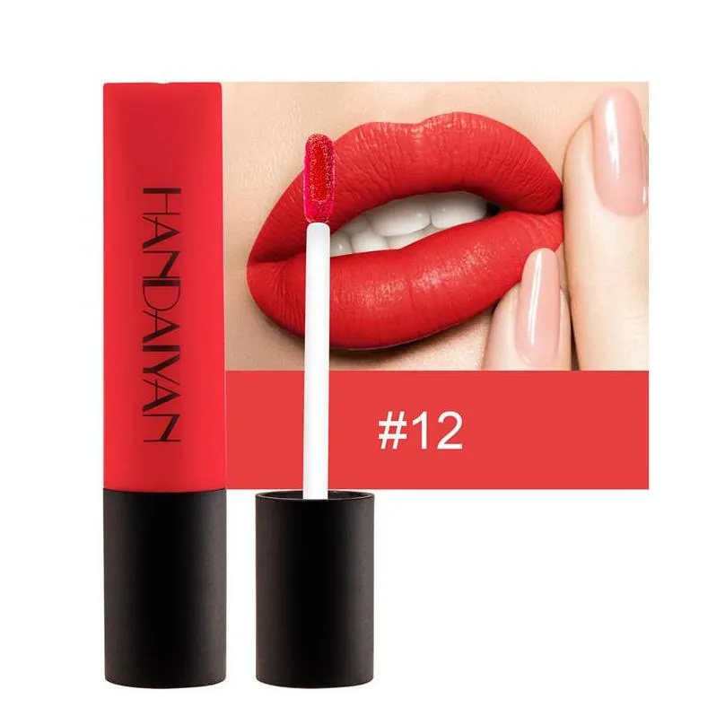 velvet air lip gloss liquid matte lipstick waterproof nonstick cup easy to color handaiyan makeup lips