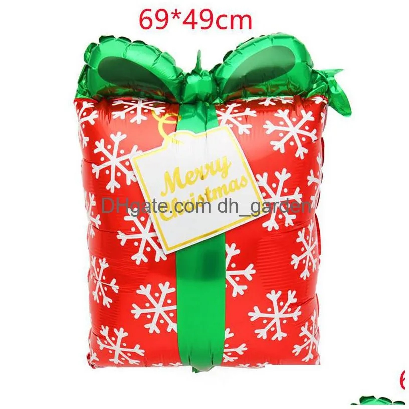 christmas party supplies santa claus aluminum membrane balloon atmosphere decoration gift balloon