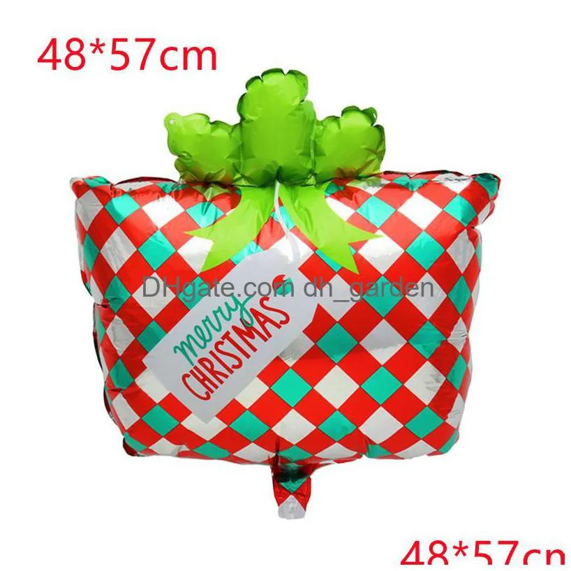 christmas party supplies santa claus aluminum membrane balloon atmosphere decoration gift balloon