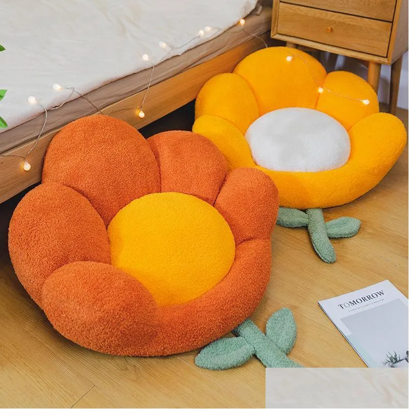 chair covers flower cushion futon household floor lazy man sitting pier bedroom tatami floating window plush office matchair