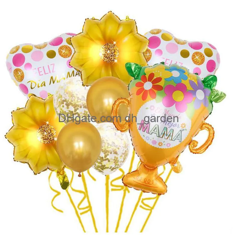 mothers day party theme decorative balloons festive balloon set mom i love you birthday bedroom meaning extraordinary birthday