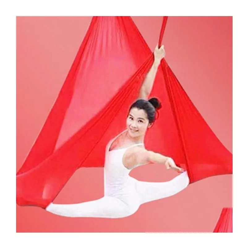 hammock yoga swing anti gravity yoga stretch resistance bands hammock bed belts indoor fitness supplies