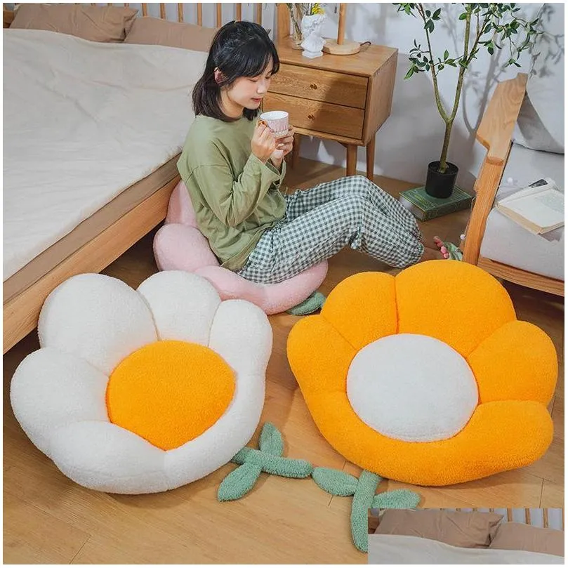 chair covers flower cushion futon household floor lazy man sitting pier bedroom tatami floating window plush office matchair