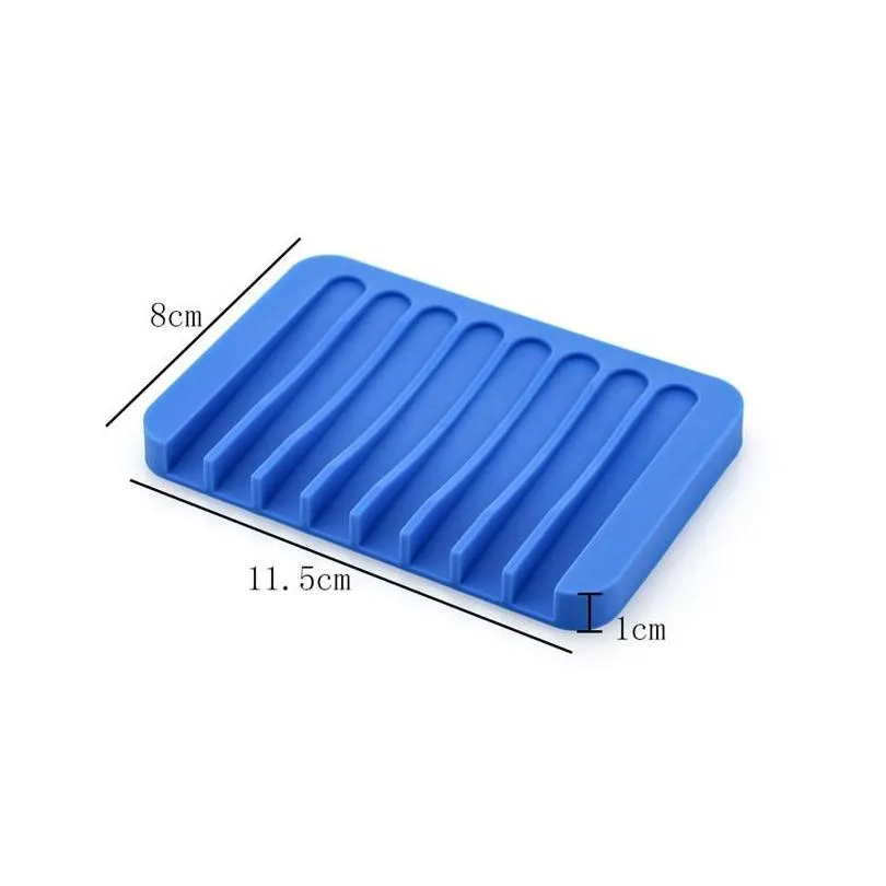  arrivel soap holder silicone soap dish plate holder tray unique shape overhead structure for easy draining