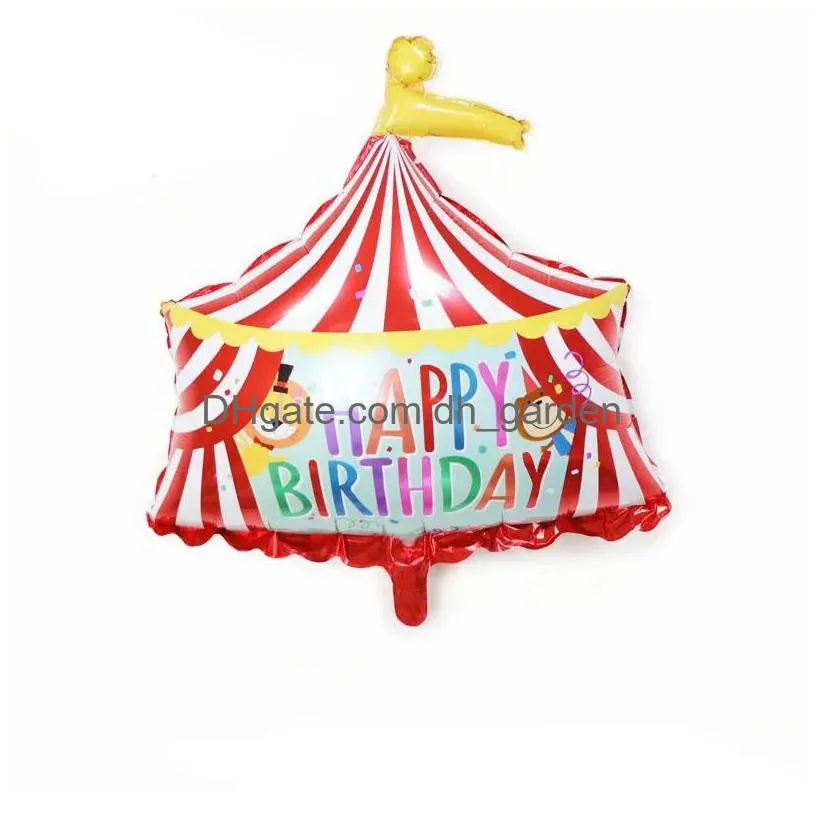 christmas party supplies rainbow colorful balloon circus decoration set carnival birthday balloon arrangement