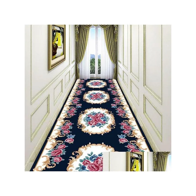 creative flower carpets european hallway doormat living room bedroom mats rugs kitchen stairs carpet antiskid el