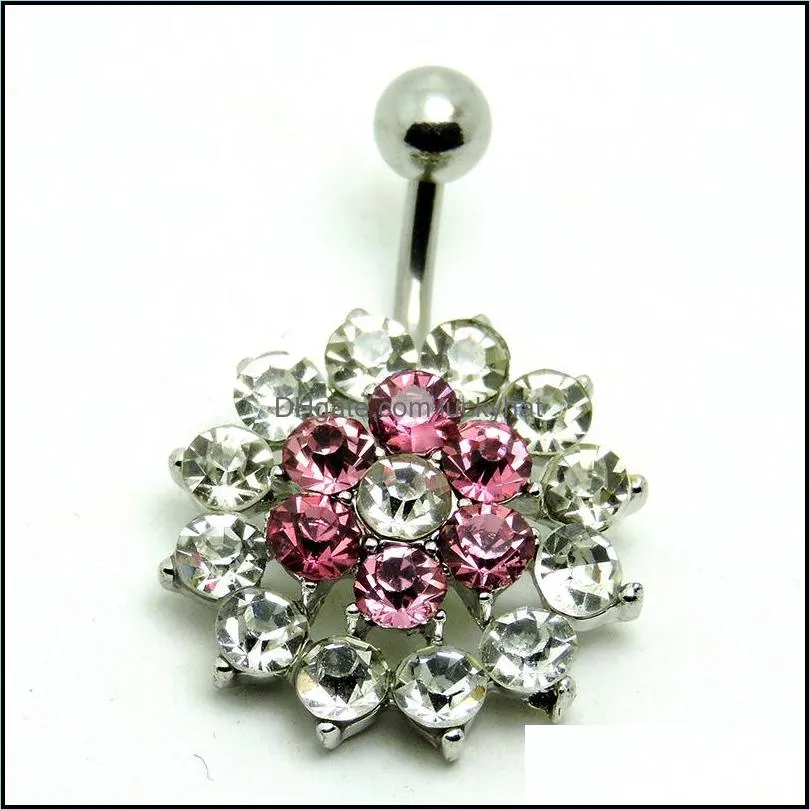 cross heart crown fruit flower belly navel button ring fashion body piercing jewelry 26 d3
