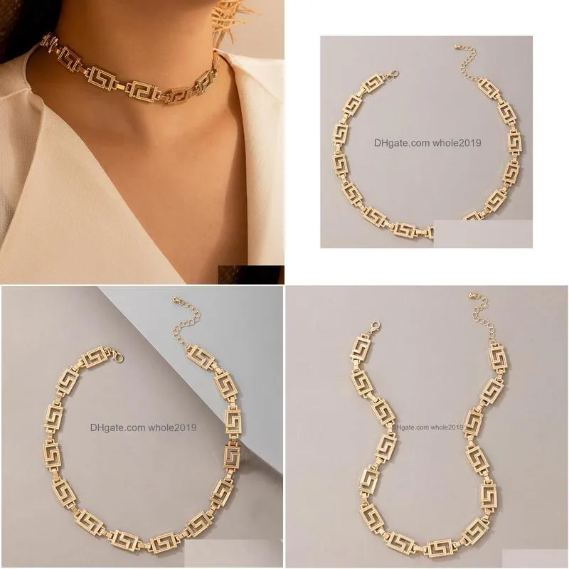 fashion jewelry labyrinth monolayer neck chain necklace short choker necklaces