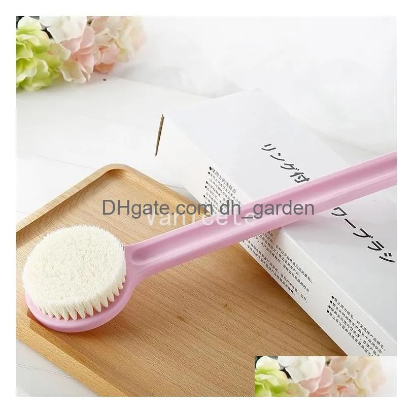 bath brushes dry skin body spa massage brush plastic shower body brushs with long handle by sea t2i52516