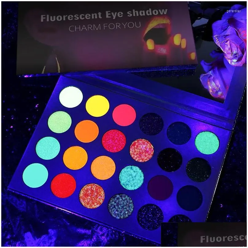 eye shadow 24 colors luminous eyeshadow makeup sequins for tmaquillagehe dark maquillaje facial glow wholesale