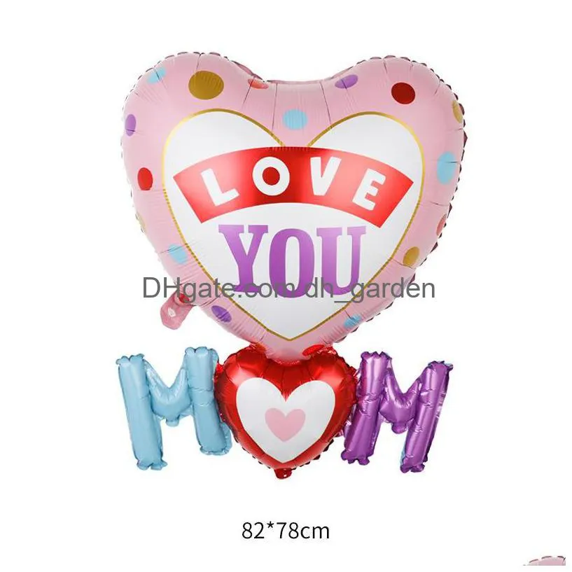 mothers day party theme decorative balloons festive balloon set mom i love you birthday bedroom meaning extraordinary birthday