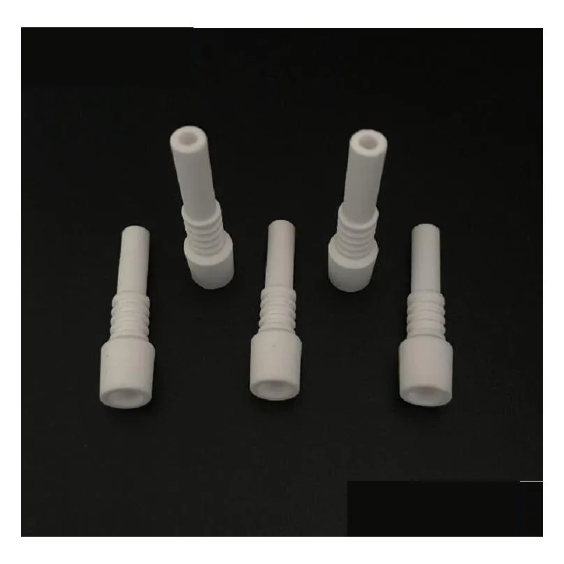 durable ceramic glass smoking nails mini nectar collector ceramic nail 10/14/18mm male ceramic dabber nectar collector kits