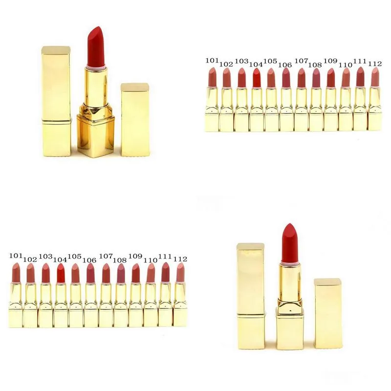 matte lipstick lustre matte gold tube rossetto moisturizer longlasting easy to wear coloris beauty makeup lipsticks