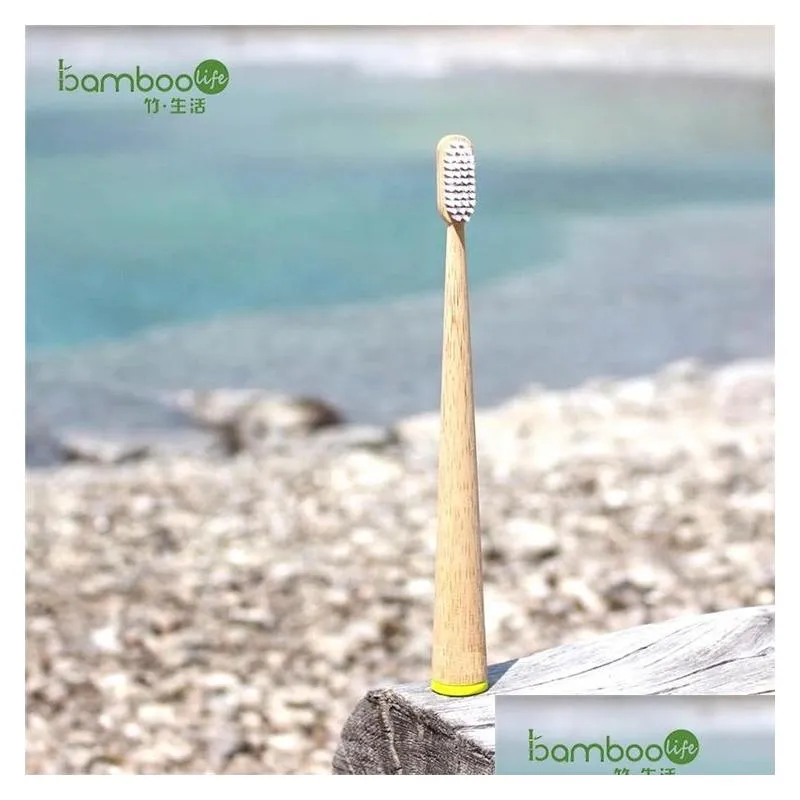 soft bristle bamboo toothbrush travel toothbrushes for adult oral hygiene whitening el supplies