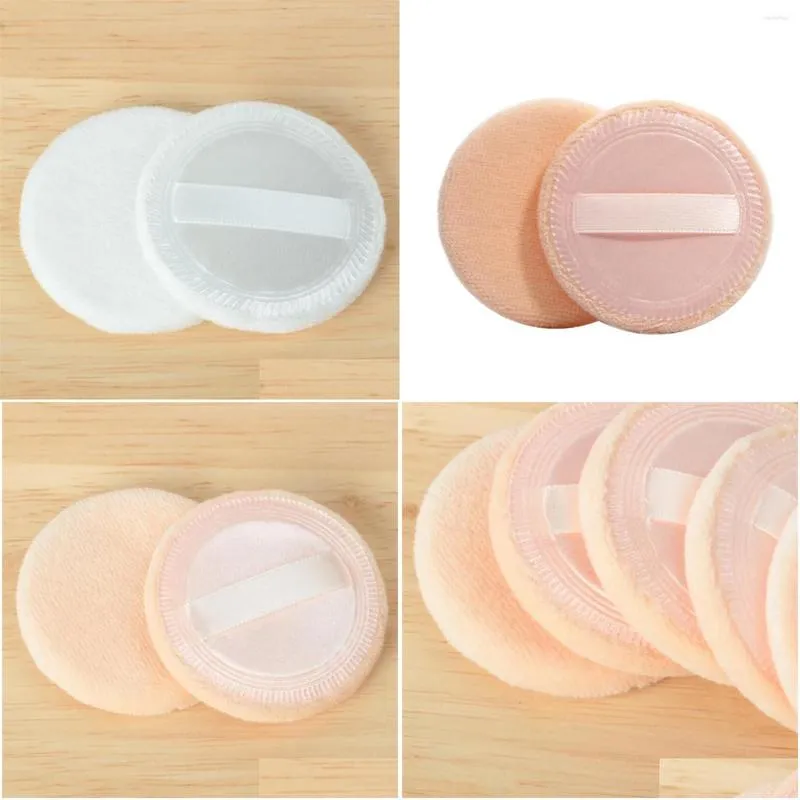 makeup sponges 6pcs foundation sponge professional round shape facial face body powder puff soft cosmetic