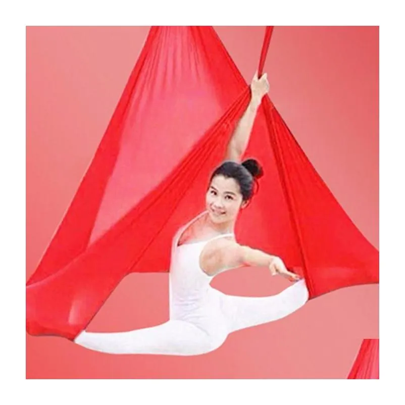 hammock yoga swing anti gravity yoga stretch resistance bands hammock bed belts indoor fitness supplies