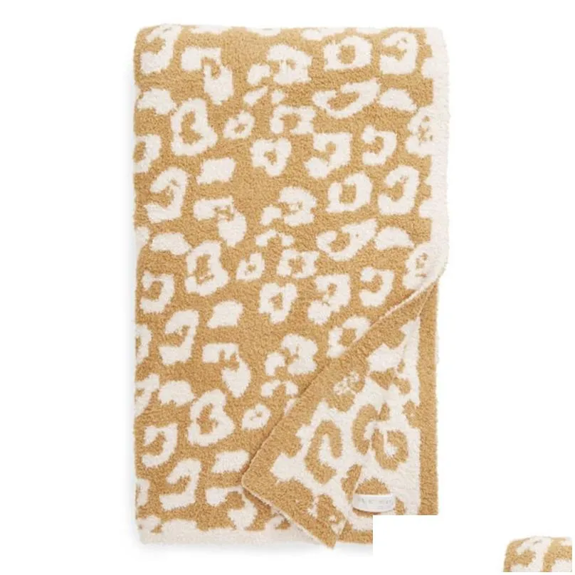 leopard designs blanket soft plush wool childrens audlt knitted home soft cover throw travel blankets