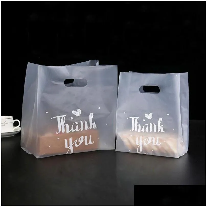 gift wrap thank you plastic gift bag cloth storage shopping bag with handle party wedding candy cake wrapping